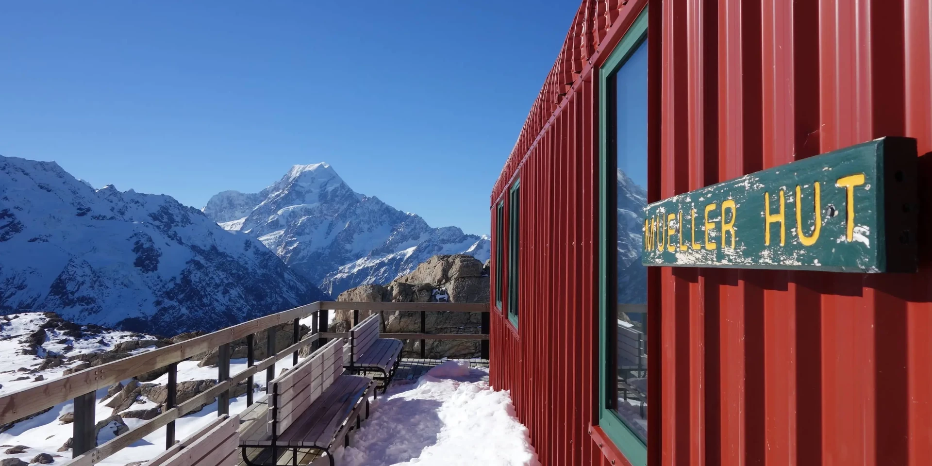 Mueller hut clearance winter