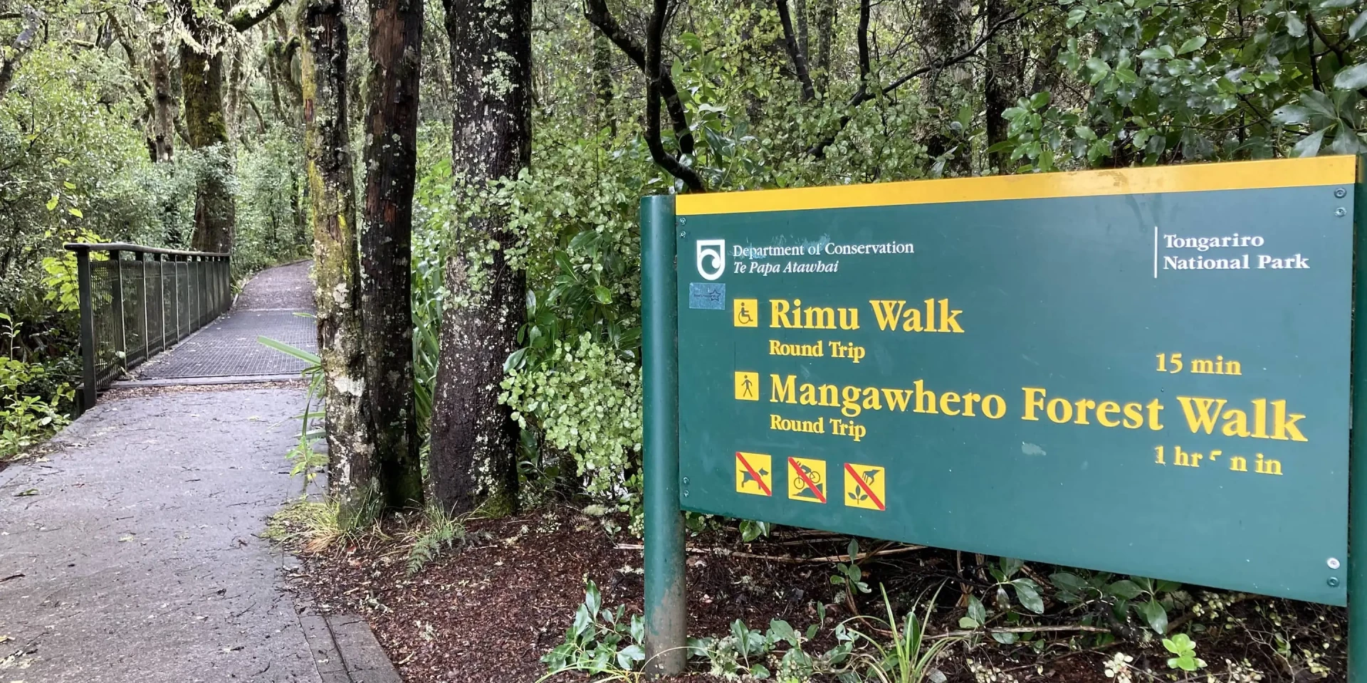 Rimu Walk, Tongariro National Park, Central North Island